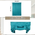 thumbnail image 2 of Uxcell Blackout Door Curtains French Side Door Window Curtain for Front Doors Tie Up Shade Lake Blue 26" x 49" 1 Panel, 2 of 7