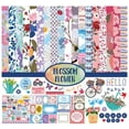 thumbnail image 1 of Inkdotpot Spring Blossom Flower Theme Collection Double-Sided Scrapbook Paper Kit Cardstock 12"x12" Card Making Paper Pack With Sticker Sheet - 16 Pages - Multicolor, 1 of 4