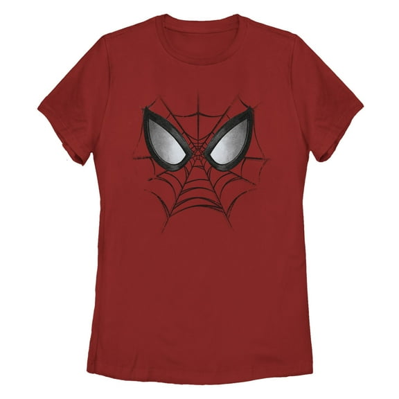 Women's Marvel: Spider-Man Web Spider Face Graphic T-Shirt