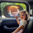 thumbnail image 3 of Yuyamidu Rugby Car Side Window Sun Shade Universal Car Window Sun Shades for Kids 20 x 12 Inch Car Shade for Babies Cool Car Shade Protection from Heat and UV, 3 of 7