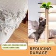 thumbnail image 3 of 39 inch Tall Cat Scratch Post for Indoor Cats with Natural Sisal Rope and Hanging Ball Scratcher Post Tree Kitten and Large Adult Cat Interactive Toy-Leaf, 3 of 8