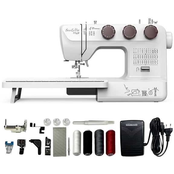 SewLaVie 996p 36-Stitch Mechanical Sewing Machine with Extension Table