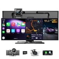 thumbnail image 1 of Pantalla CarPlay JoycePure de 11.5" con cámara de tablero inalámbrica 4K y GPS, 1 of 9