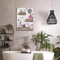 thumbnail image 5 of Bathroom Wall Art Wash Your Hands Sign Wall Decor Vintage Flower Butterfly Canvas Wall Art Farmhouse Bathroom Painting Artwork Home Decor for Bathroom Framed Ready to Hang 12x16in, 5 of 6