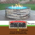 thumbnail image 4 of Stanbroil Natural Gas Fire Pit Burner Ring Installation Kit, Black Steel, 24-inch, 4 of 4