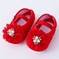 thumbnail image 6 of Coduop Baby Girl Princess Mary Jane Shoes Wedding Dress Flat Shoes with Free Headband, 6 of 6