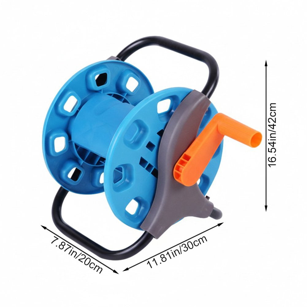 Vjnyvs Garden Water Hose Reel Cart, Garden Hose Reel Holder, Portable Garden Water Pipe Holder Water Hose Reels Cart for Outside Car Washing, Watering