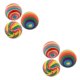thumbnail image 4 of Bewildely Paquete de 3 Juego de juguetes de pelota hinchable de PVC de 3 pulgadas para niños Bebés iris 2piezas Arcoíris, 4 of 6