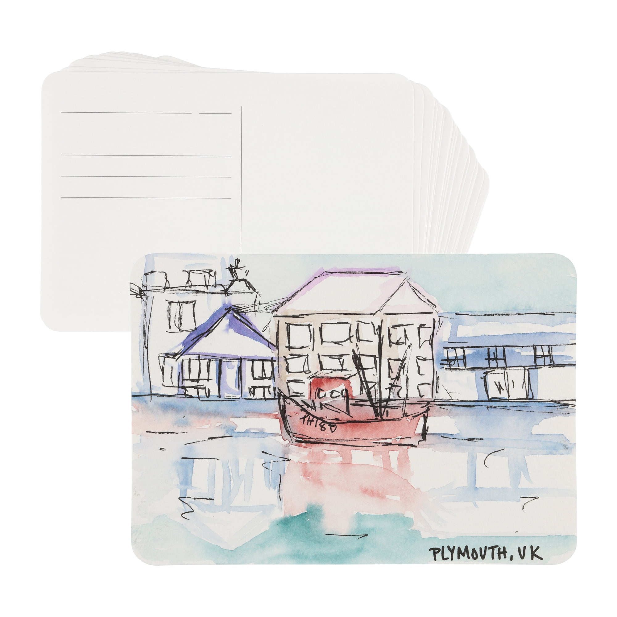 Blank Watercolor Postcards 4” x 6” Artist Grade Holiday Note Cards 140 lb