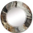 thumbnail image 2 of DESIGN ART Designart 'Morning Effervescence II' Printed Abstract Painting Wall Mirror 24in.x24in., 2 of 5