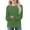 Green, variant on TFEOQRY Tween girls casual long sleeve shirts Fashion Solid Color Long Sleeve Round Neck Tops Blouses Shirts