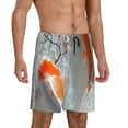 thumbnail image 2 of Fotbe Koi Fish Water Pantalones Cortos de Pijama para Hombre, Ropa de Dormir, Pantalones de Pijama Cortos para Hombre-X-Large, 2 of 6