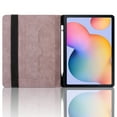 thumbnail image 6 of ELEHOLD Case for Samsung Tab S6 Lite 10.4" (2019), PU Leather Case with Pencil Holder,Shockproof Soft TPU Folio Stand Cover,Pink, 6 of 8