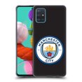 thumbnail image 1 of Head Case Designs Officially Licensed Manchester City Man City FC Badge Black Full Colour Soft Gel Case Compatible with Samsung Galaxy A51 (2019), 1 of 7