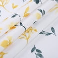thumbnail image 5 of Ashion Curtains Set Floral Pattern Curtains for Kitchen Cafe Curtains Rod Pocket Half Window Curtain, 26" W x 24" L Set of 2, 5 of 8