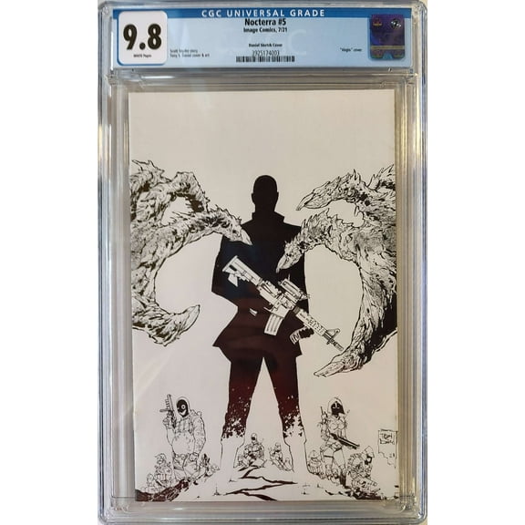 Image Comics Nocterra #5 CGC 9.8 Graded (Tony Daniel Virgin Sketch Cover)