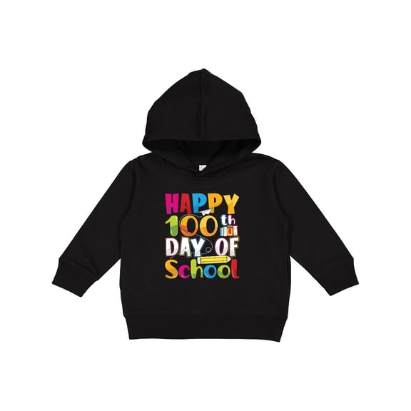 Inktastic Happy 100th Days of School Toddler Hoodie