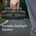 thumbnail image 4 of Home Appliances ZKCCNUK Solar Bluetooth Speaker Portable Outdoor Bluetooth Speaker With Multifunctional Outdoor Flashlight，Stereo Sound With Bass Home Wireless Speaker Features: Clearance, 4 of 6