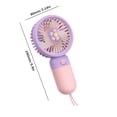 thumbnail image 2 of Ventilador eléctrico Diseño lindo Mesa de escritorio Ventilador Mini ventilador para niñas Damas Hombres, 2 of 6