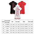 thumbnail image 6 of IBTOM CASTLE Toddler Boys Mexican Outfit Short Sleeve Embroidery Shirt and Shorts Kids Traditional Cinco de Mayo Birthday Party Clothes 3-4 Years Red, 6 of 8