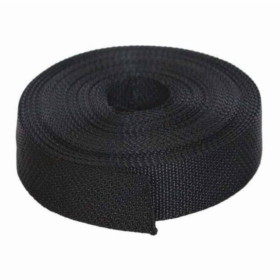 Bulk-Strap Webbing,Polypropylene,1" W,Black P01051BK