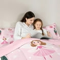 thumbnail image 5 of Manfei Merry Christmas Bedding Comforter Set,Xmas Nutcracker Soldier Twin Comforter Sets,Pink Princess Elf Bedding Set For Child,Breathable Home Decor Reversible,2 Pieces, 5 of 8