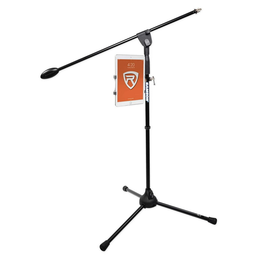 Samson Microphone Mic Stand w/ 31" Boom+Tripod Base+Smartphone/Tablet