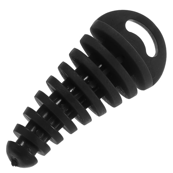 NICEXMAS Performance Muffler Motorcycle Exhaust End Silencers Black PVC 1Pcs