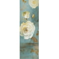 thumbnail image 2 of Loreth, Lanie 13x32 White Modern Wood Framed Museum Art Print Titled - Late Summer Roses, 2 of 4