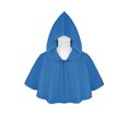 thumbnail image 3 of PXLKNZH Men's and Women Halloween Costume Shawl Cloak Solid Color Short Hooded Poncho Coat Beach Outfit Sun Protection Shrug Cape Winter Hooded Outerwear Blue,Free Size, 3 of 6