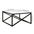 thumbnail image 3 of Evelyn&Zoe Calix 32" Wide Square Coffee Table, Blackened Bronze, 3 of 8