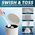 thumbnail image 6 of Upgraded 50pcs Toilet Wand Refills fits Clorox Toilet Wand, Thickened Cleaning Layer, Won’t Fall Apart, Disposable Bathroom Cleaning Scrub Pads with Fresh Scent, for Home & Commercial Use, 6 of 10