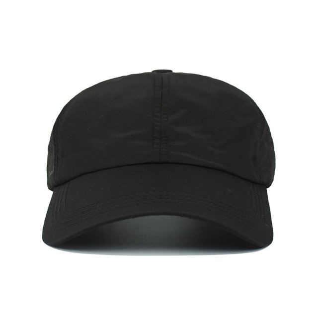 Women‘s Baseball Cap Breathable Mesh Cross Hollow Design Wide Brim Sun Protection Outdoor Ponytail Hat