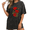 Black-2, variant on Giffimy Women's Vintage Sunflower Bouquet Graphic Oversized Short Sleeve T-shirt Floral Washed Tee