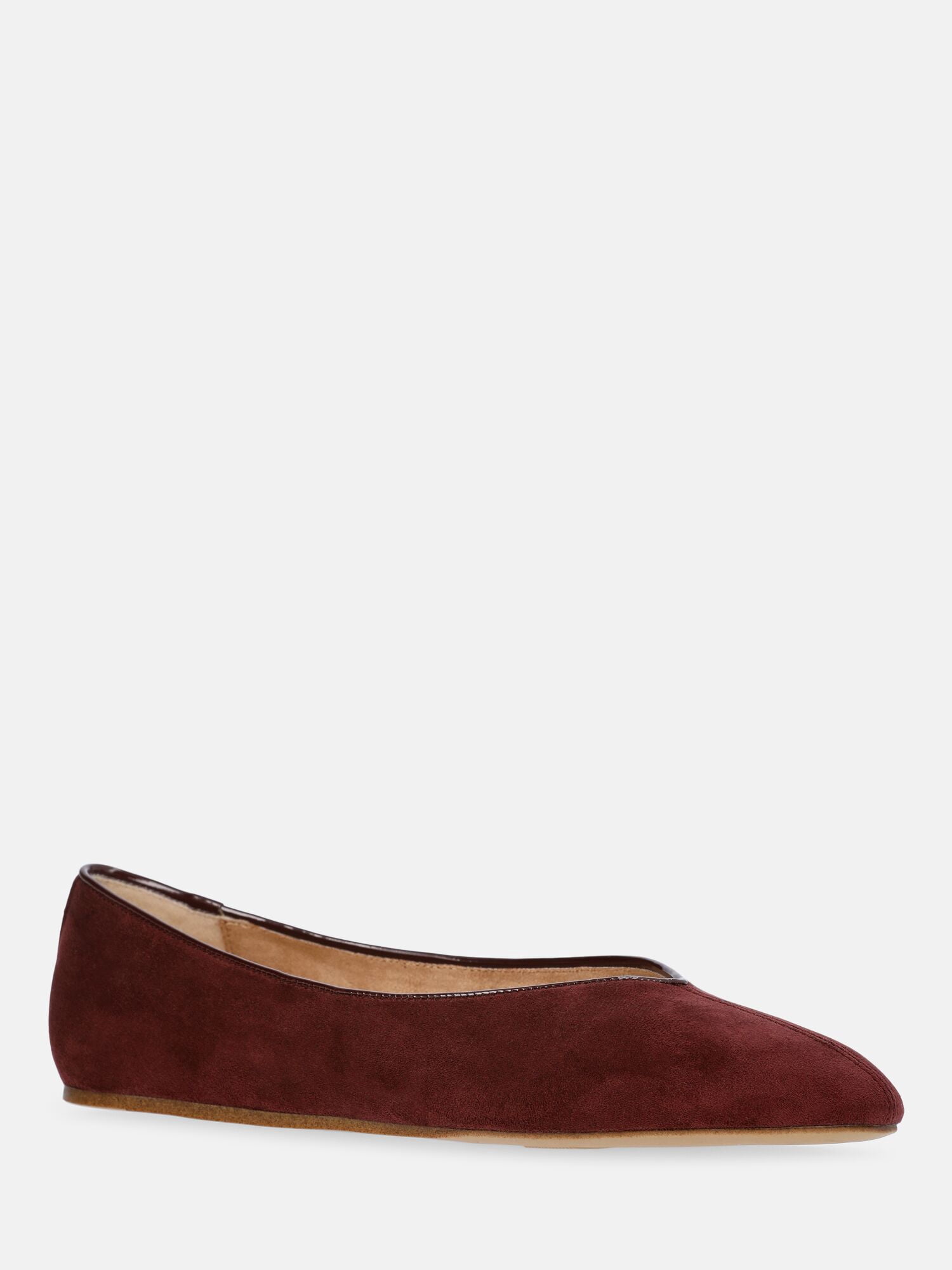 Scenario Women's Faux Suede Ballet Flats