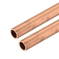 thumbnail image 1 of Tubo redondo de cobre de 9 mm de diámetro exterior, 1 mm de grosor de pared y 300 mm de longitud, paquete de 2, 1 of 3