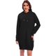 thumbnail image 1 of Maxi Sudadera Mujer Hoodie Color Negro con Capucha y Cangurera, Calientita, Casual, Abrigo, Chamarra, Afelpada Dahirim Store HDV1912NGR, 1 of 4