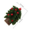 thumbnail image 2 of OUNONA Drafideep Wooden Christmas Tree Green Plastic Easy Setup for Decor, 2 of 6