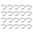 thumbnail image 1 of Unique Bargains 300Pcs Open Jump Rings, 5mm Stainless Steel O Rings, Split Rings Circle Clasp Connecting Rings, Silver, 1 of 7
