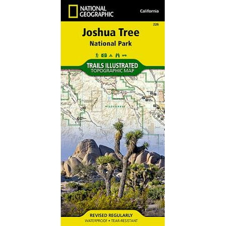 National Geographic Maps: Trails Illustrated: Joshua Tree National Park - Folded (Best Trails Joshua Tree)