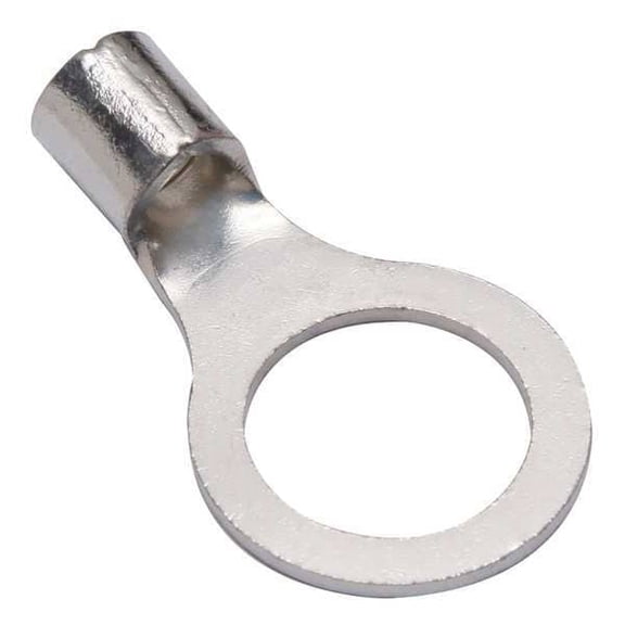 Burndy Ring Terminal,Bare,4 AWG,4 AWG,PK5 YAD4CM20E34