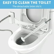 PHANCIR Bidet Attachment, Non-Electric Adjustable Water Pressure, Front and Rear Washing Double Nozzle Bidet
