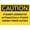 Warning Sign 1, variant on Caution Stay Clear Gate Opens Toward You Sign - 12×8 Inches, Aluminum Tin Warning Sign, Home Outdoor Garden Gate Safety Decor