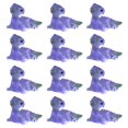 thumbnail image 2 of Opvise 12Pcs Mini Lizard Figurine Glow-in-the-dark Resin Tiny Cabrite Ornament Miniature Animal Statue Toy Fairy Garden Microlandscape Desktop Decoration, 2 of 8