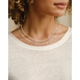 thumbnail image 2 of Tewiky 2Pcs Silver Necklace for women,Dainty Layered Stacked Chain Choker Necklace - Trendy 925S Silver Plated Layering Necklaces Cross Long Necklace for Women Jewelry, 2 of 5