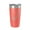 Coral, variant on Burr Oak Lake Map Tumbler Travel Mug Insulated Laser Engraved Coffee Cup Ohio 20 oz Orange