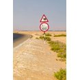 thumbnail image 2 of Wilson, Emily M. 23x32 White Modern Wood Framed Museum Art Print Titled - Middle East-Arabian Peninsula-Al Batinah South-Camel crossing, 2 of 4