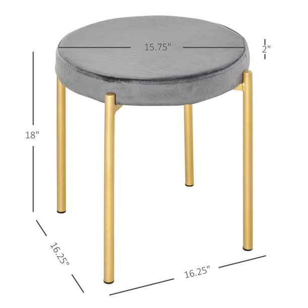 Velvet discount stacking stool