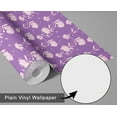 thumbnail image 6 of S4Sassy Peel and Stick Wall Covering, Elegant Floral Vine Removable Walls Wrap- Purple Instant Wall Makeover Mural for Bathroom, Laundry Room, Closet Interior- Self-Adhesive Wallpaper Vinyl- 25"x240", 6 of 9