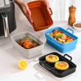 thumbnail image 4 of Silicone Tray Baking Baskets Pot Reusable For Ninja Air Fryer Accessories Heating Baking Pan, 4 of 4